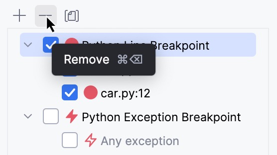 Mute breakpoints Mute breakpoints