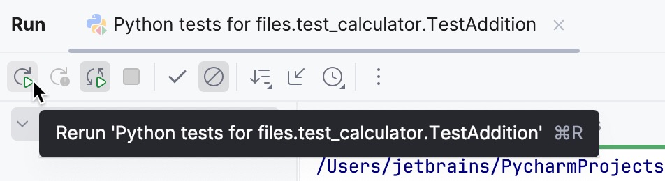 重新运行测试 重新运行测试