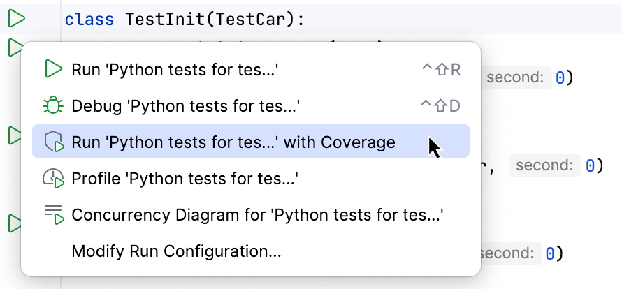 运行特定测试 运行特定测试