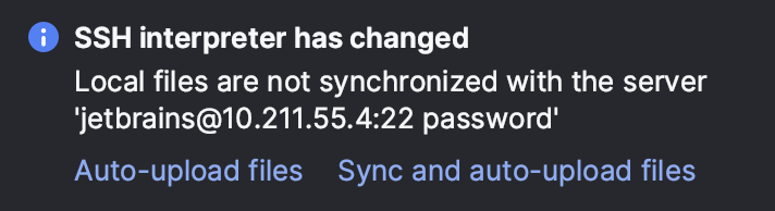 Sync local files with the deployment server Sync local files with the deployment server