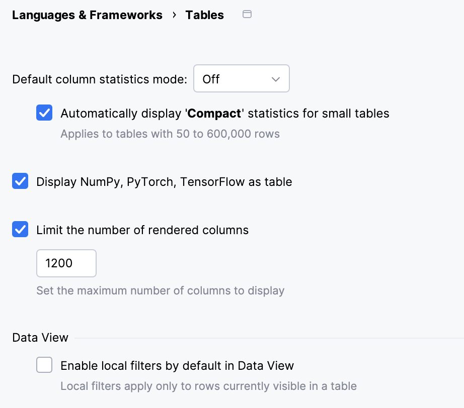 表格设置 表格设置