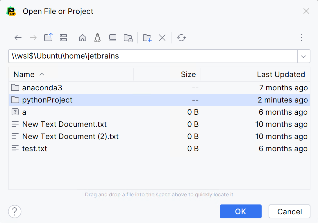 Open a directory in wsl Open a directory in wsl