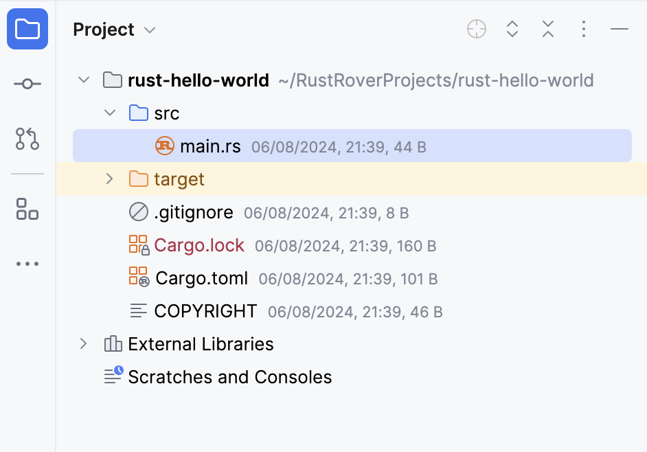 树视图中的详细信息选项已开启
