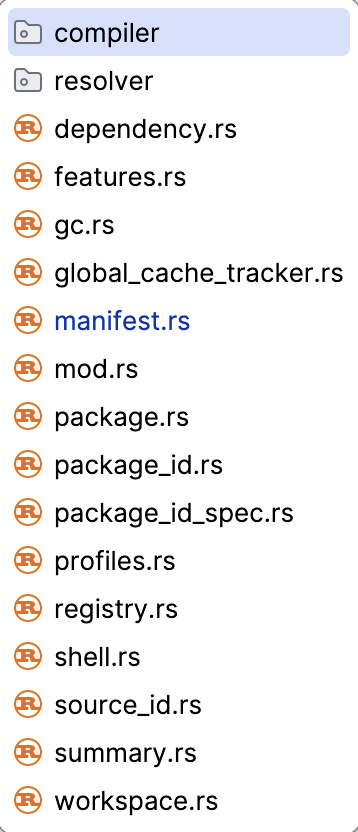 RustRover 导航栏 RustRover 导航栏