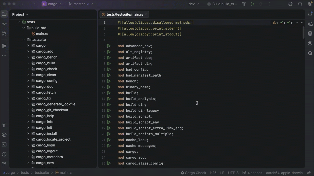 nextest | RustRover Documentation