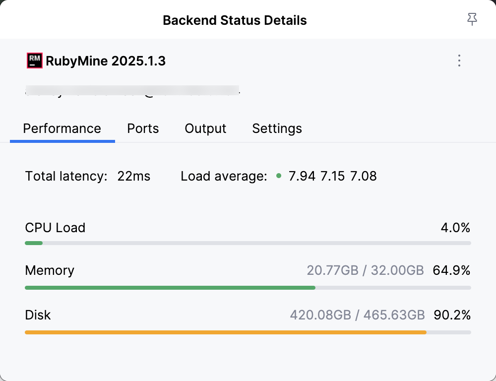 Backend Status Details Backend Status Details
