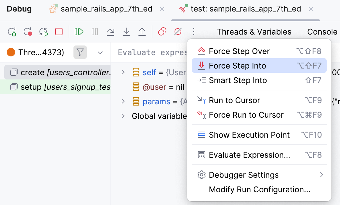 Customize Debugger Toolbar - add actions