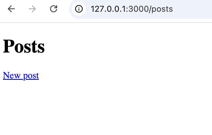 Browser page before changes