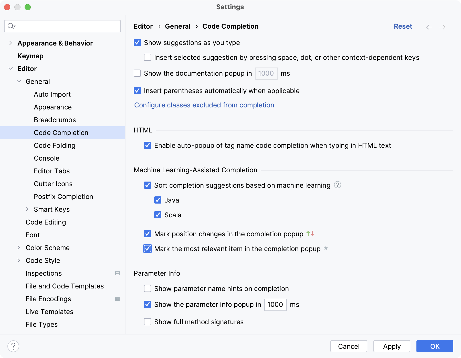 Machine Learning Code Completion Machine Learning Code Completion
