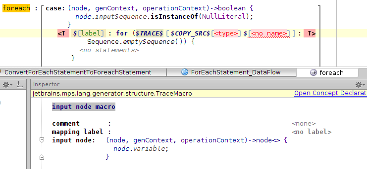 Trace macro Trace macro
