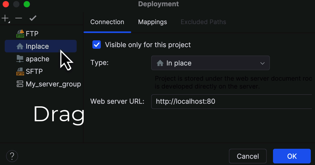 Organize servers into groups | WebStorm Documentation