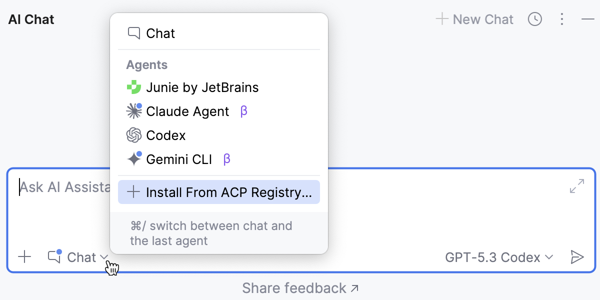 Add agents from the registry