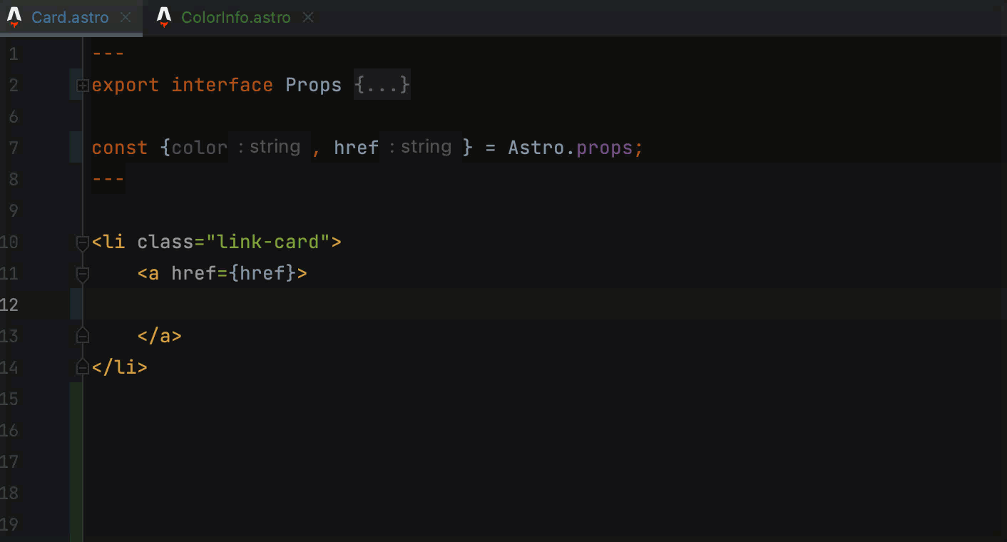 Astro | WebStorm Documentation