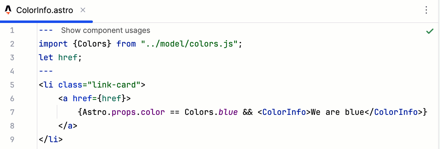 Astro | WebStorm Documentation