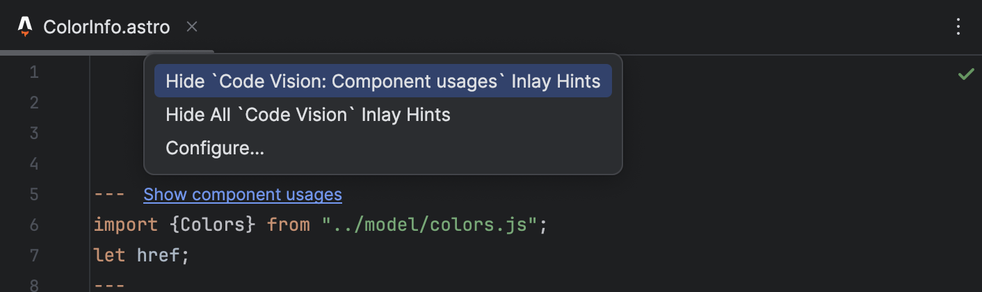 Astro | WebStorm Documentation