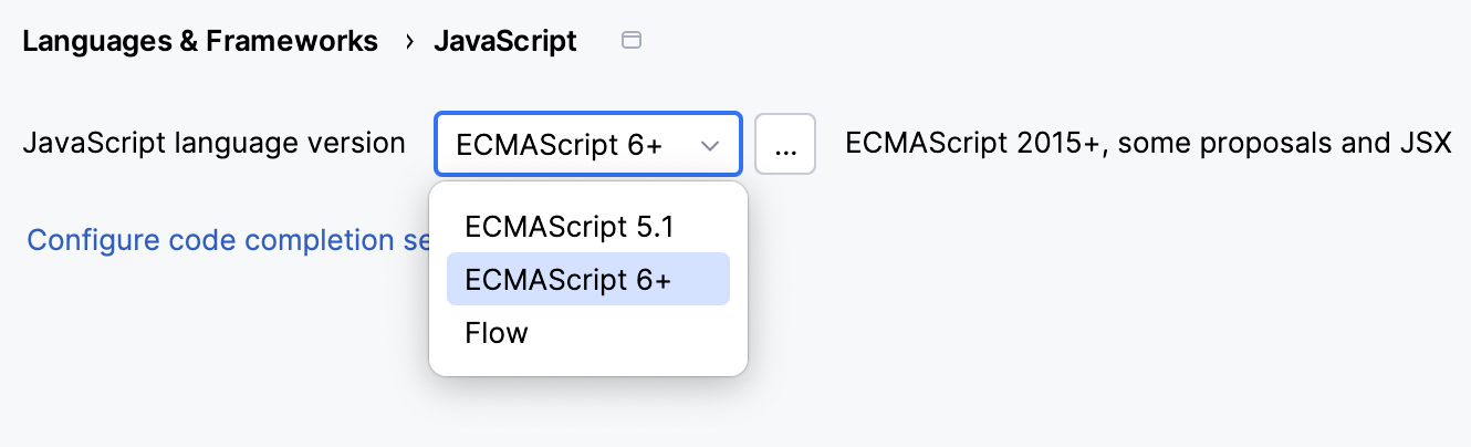 Choose language versions for separate folders