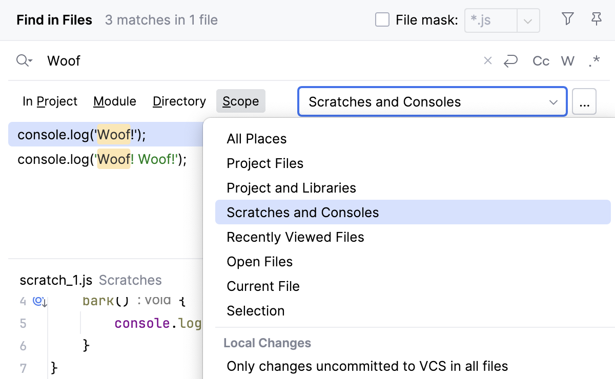 Limited search Limited search