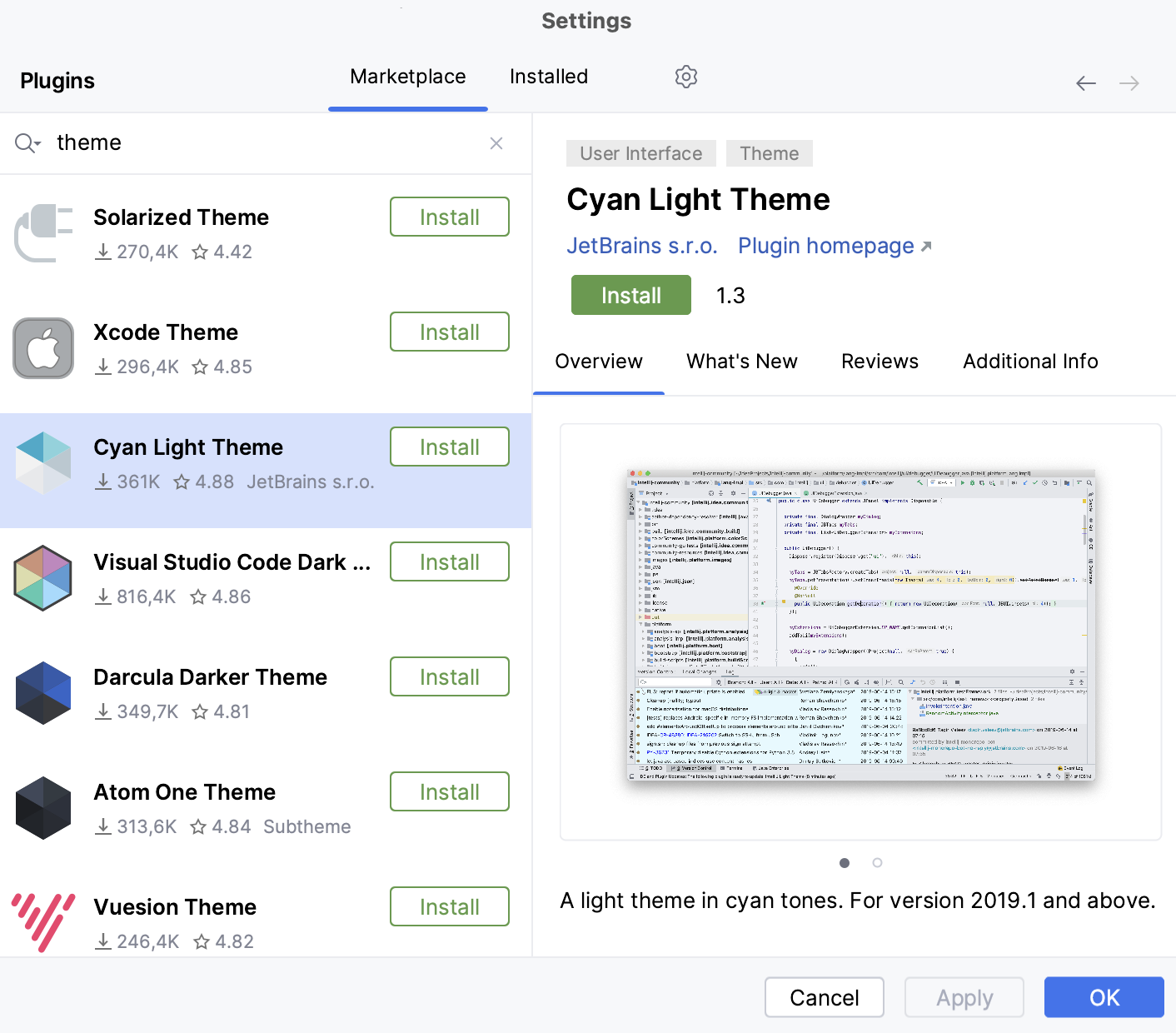Customize WebStorm: select UI theme Customize WebStorm: select UI theme
