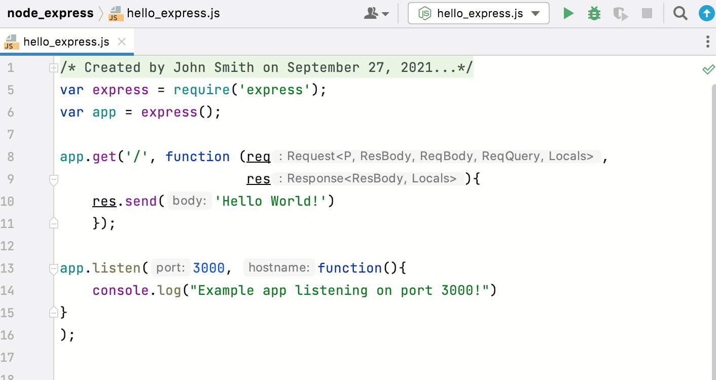 Node.js with Docker | IntelliJ IDEA Documentation