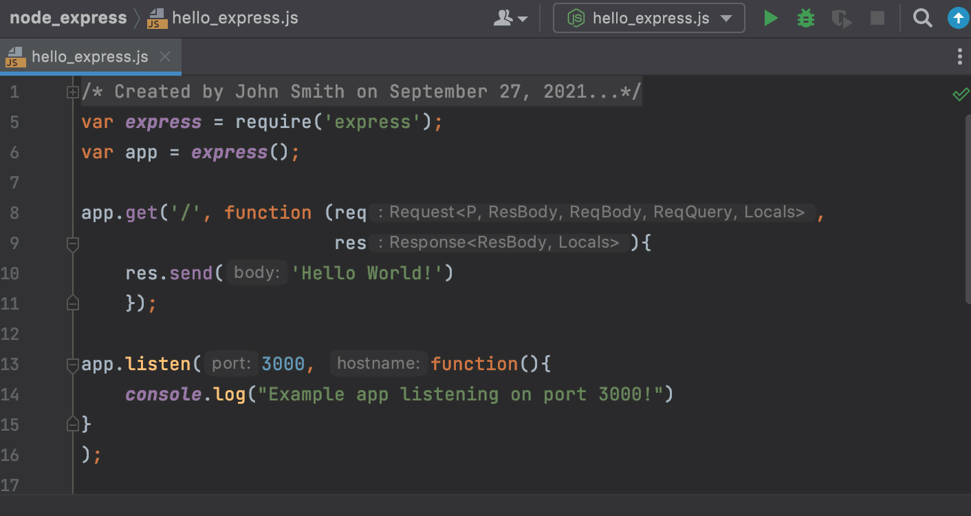 Node.js with Docker | IntelliJ IDEA Documentation