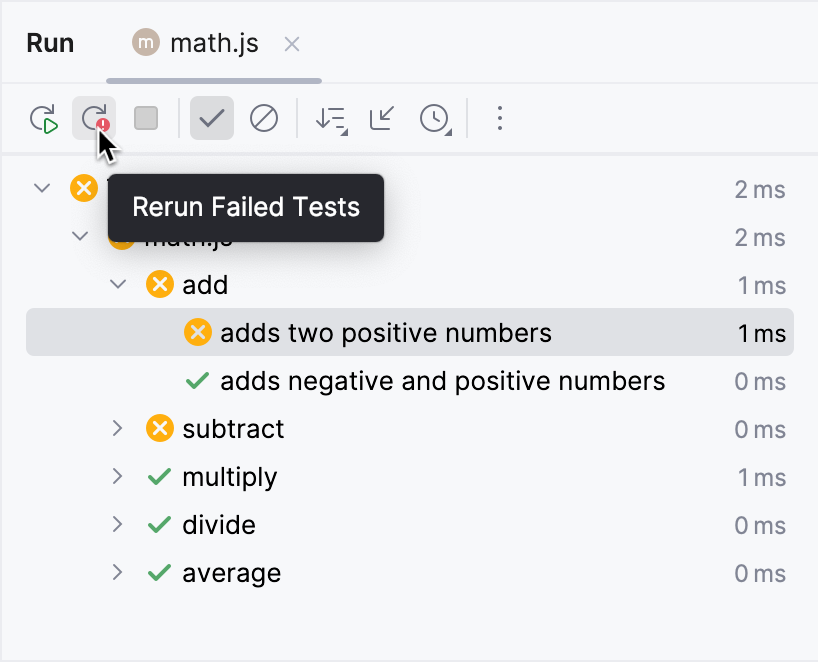 Mocha: rerun all failed tests Mocha: rerun all failed tests