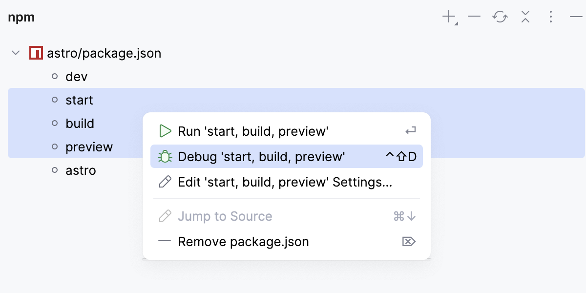 Debug multiple scripts