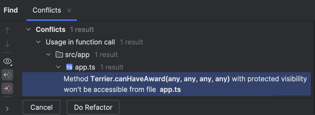 Code refactoring | WebStorm Documentation
