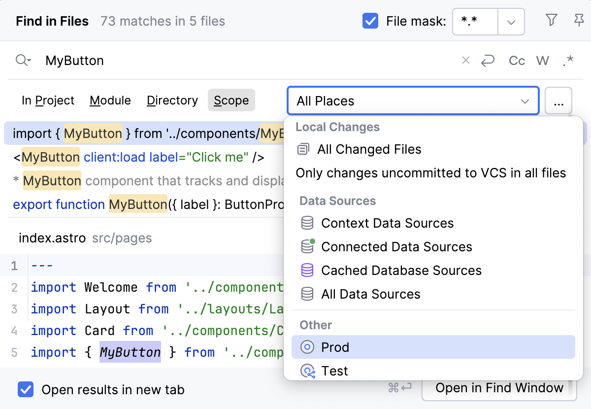 Limit search and replace results
