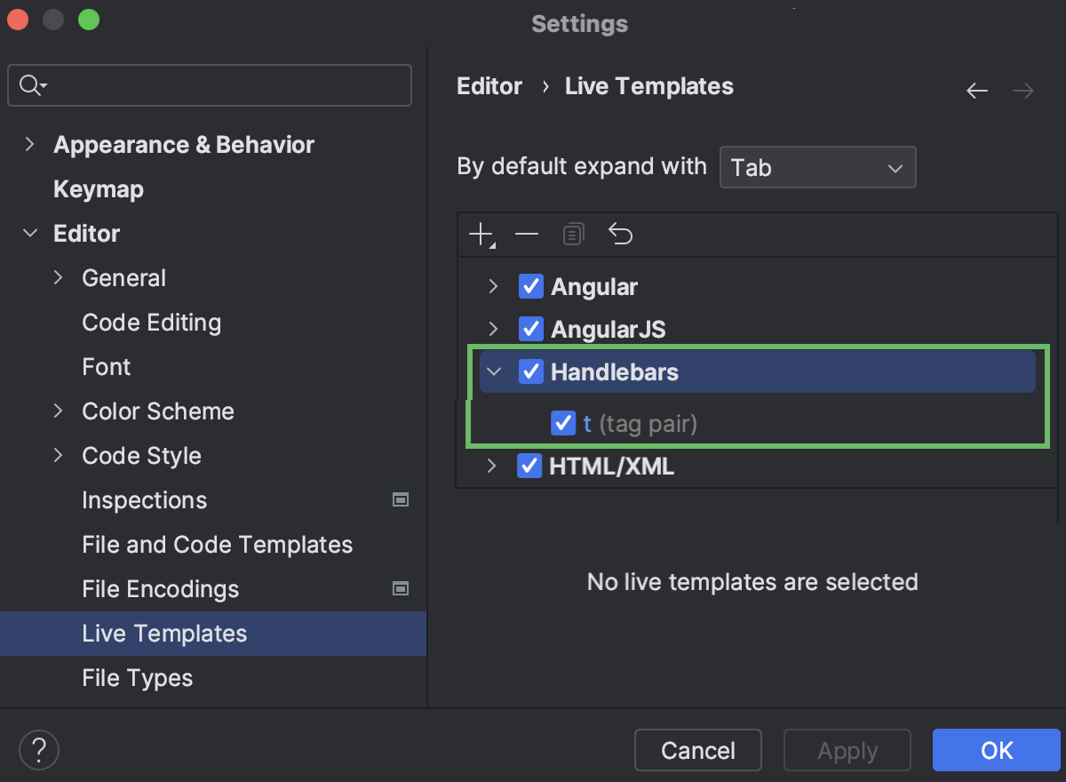Share live templates | PhpStorm Documentation