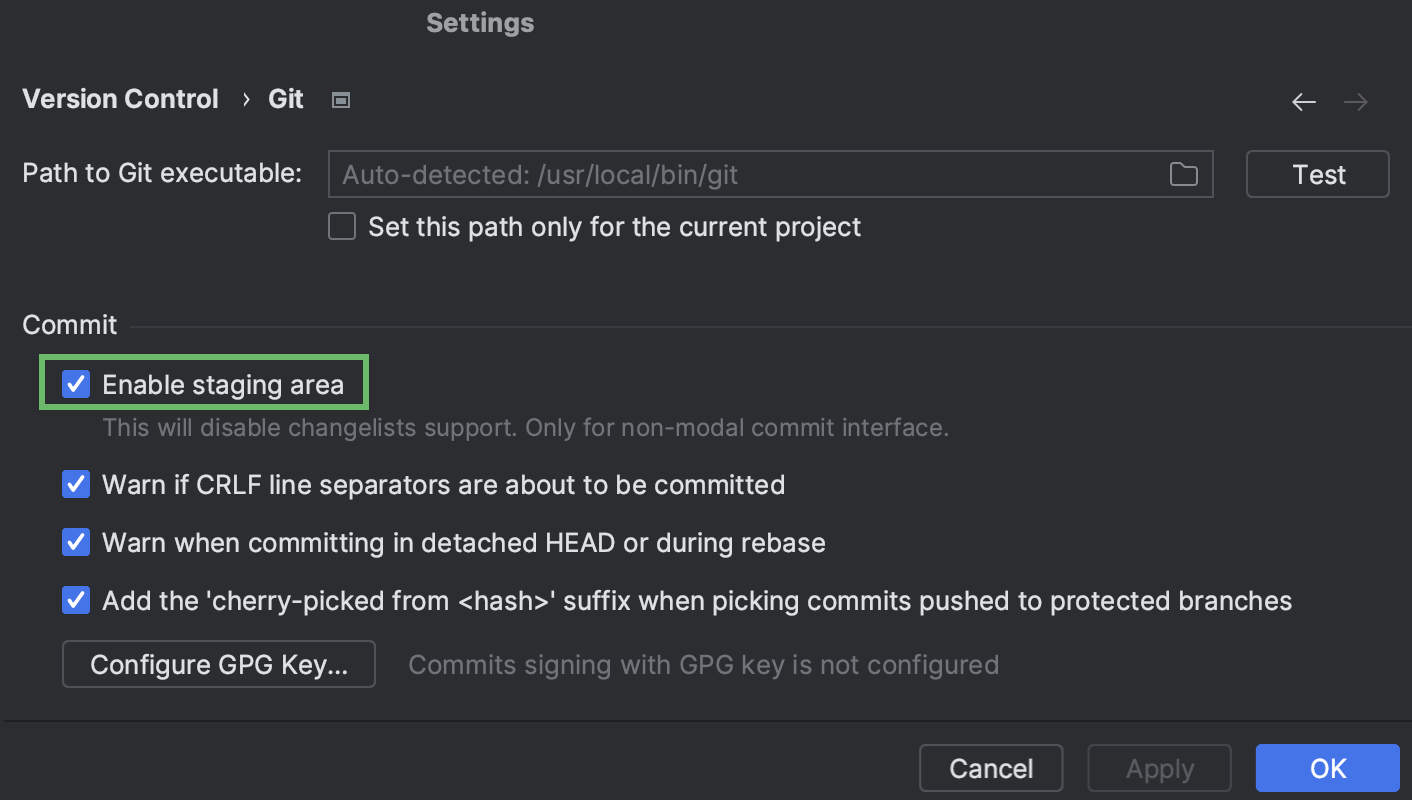 Commit and push changes to Git repository | WebStorm Documentation