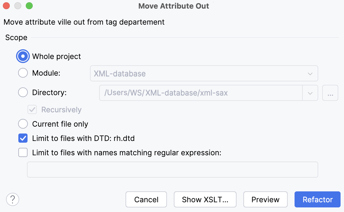 Move an attribute to the parent tag