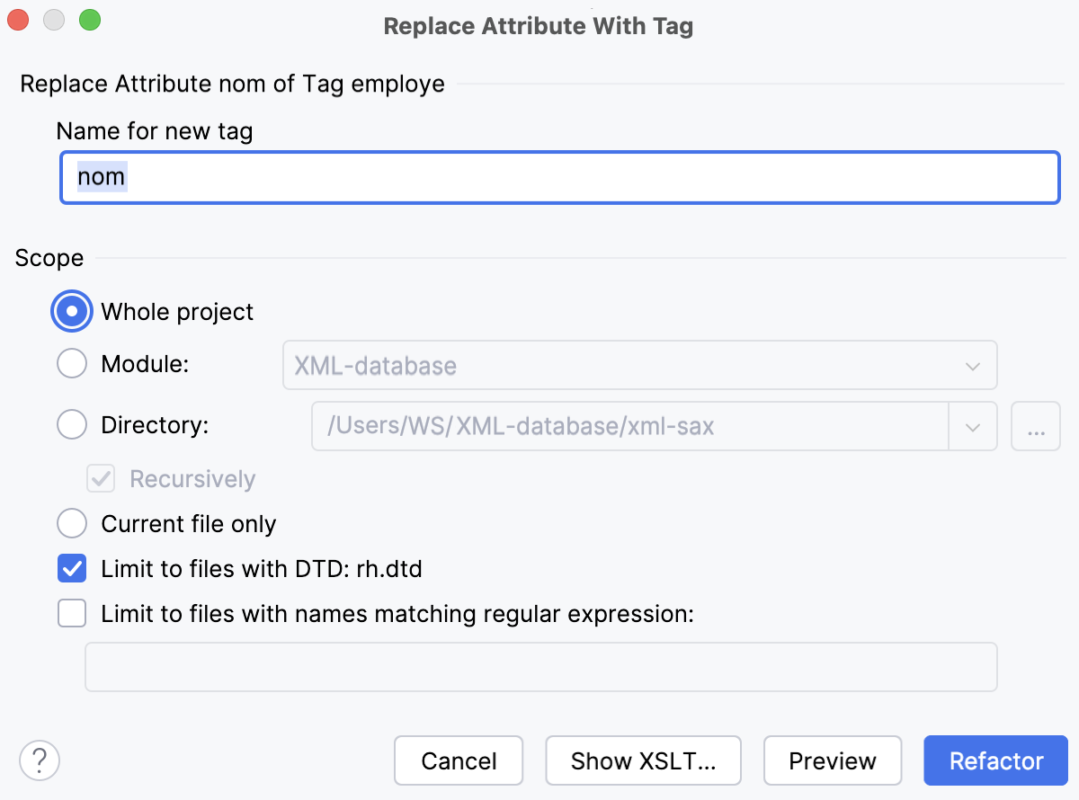 Convert an attribute into a tag Convert an attribute into a tag