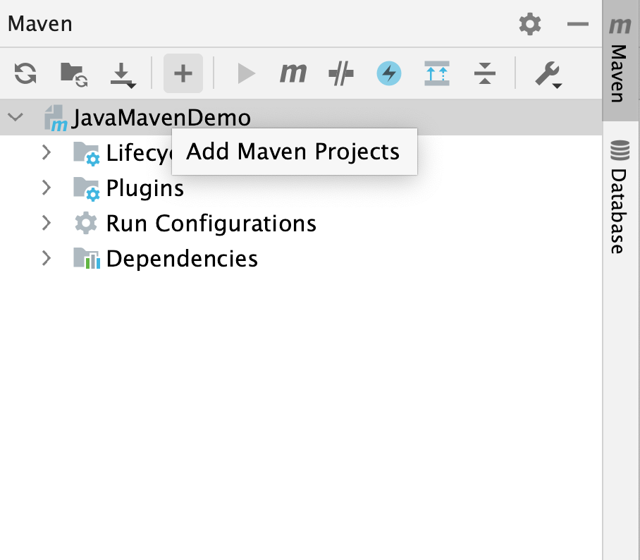 Add Maven Project Add Maven Project