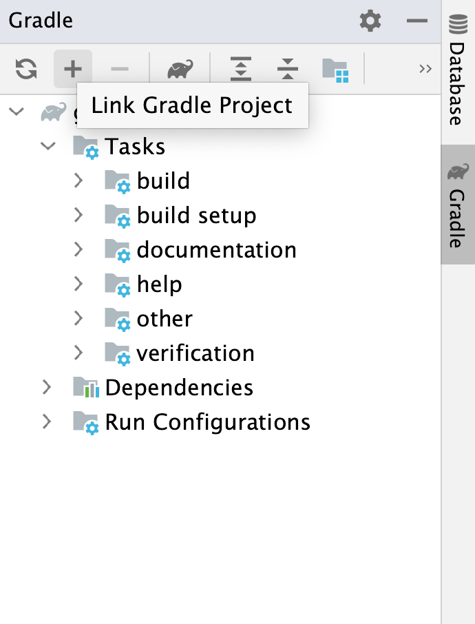 Link Gradle Project Link Gradle Project