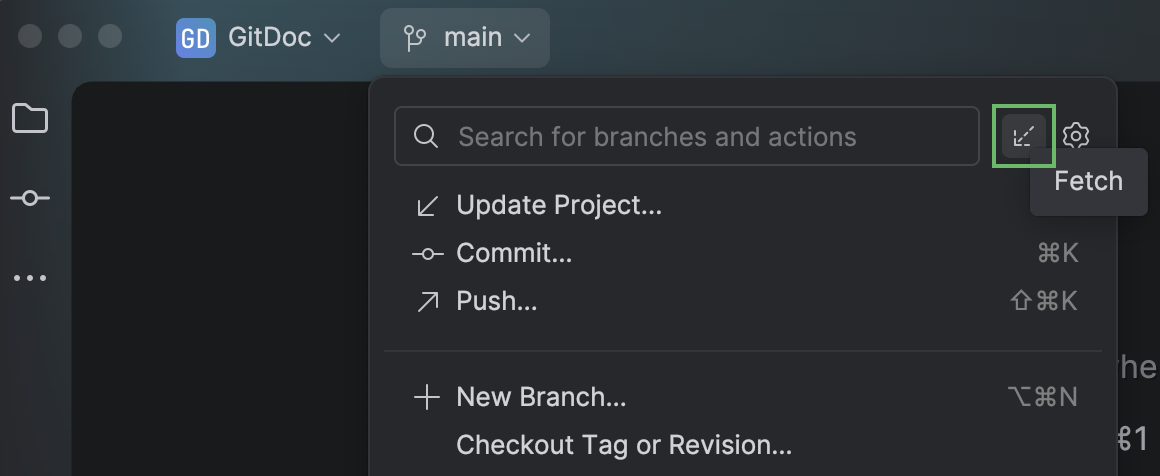 Sync with a remote Git repository (fetch, pull, update) | IntelliJ IDEA ...