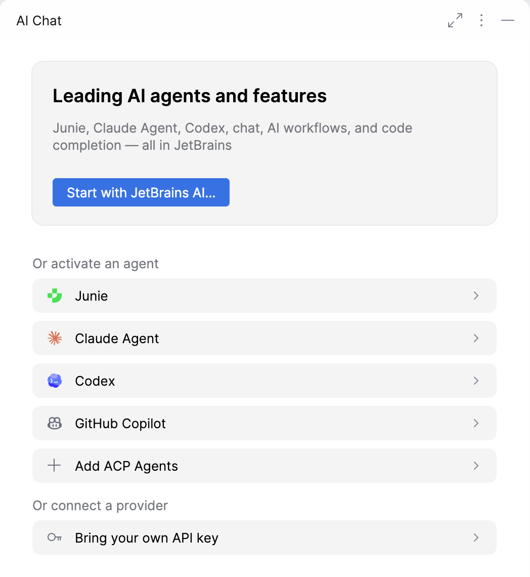 Bring your own API key