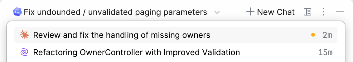 Chat with an agent that waits for input Chat with an agent that waits for input