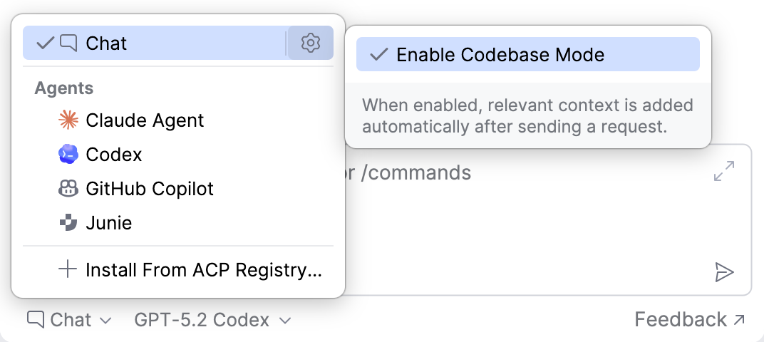 Codebase setting Codebase setting