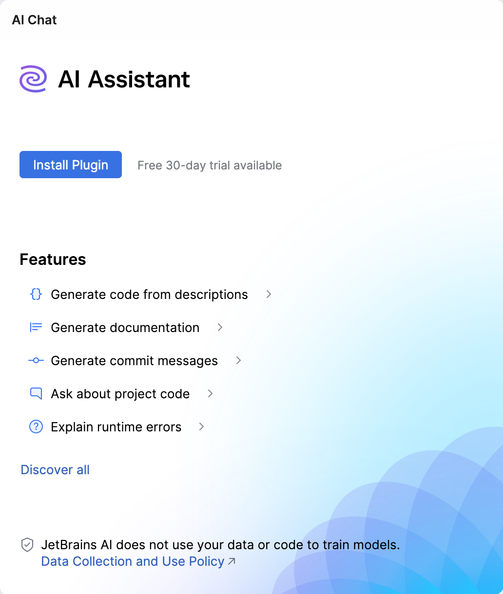 AI チャットツールウィンドウ AI チャットツールウィンドウ