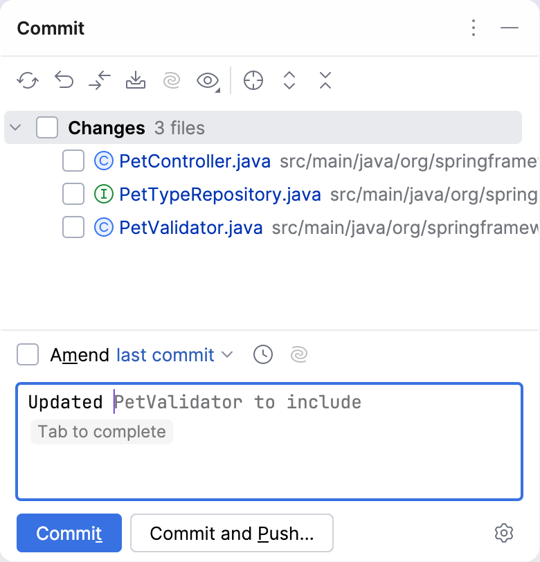 AI-generated commit message