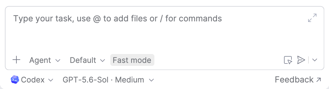 Fast mode toggle Fast mode toggle