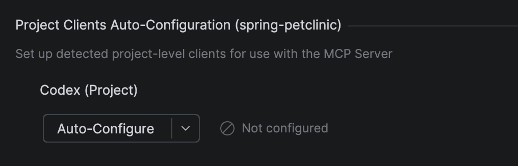 Autoconfigure client's project-level configuration Autoconfigure client's project-level configuration