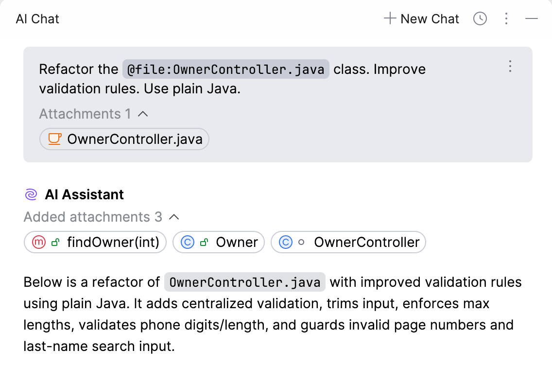 Review attached context Review attached context