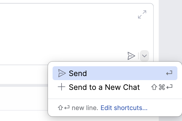 Send message options Send message options