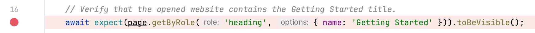 Set a breakpoint Set a breakpoint