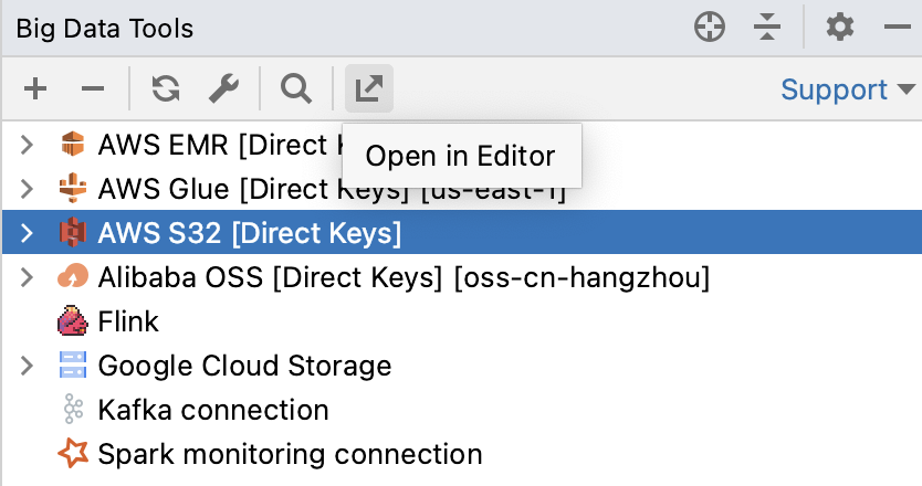 Open a directory in editor Open a directory in editor