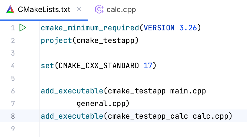 在 CMakeLists.txt 中的新目标 在 CMakeLists.txt 中的新目标