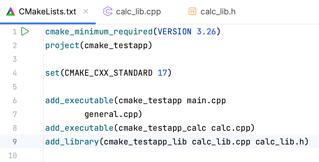 在 CMakeLists.txt 中的新库目标 在 CMakeLists.txt 中的新库目标