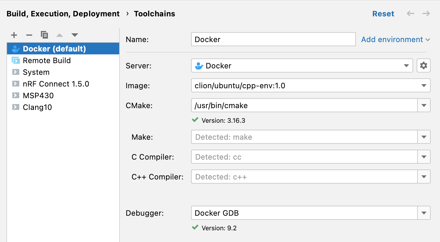 用于构建的 Docker 工具链 用于构建的 Docker 工具链