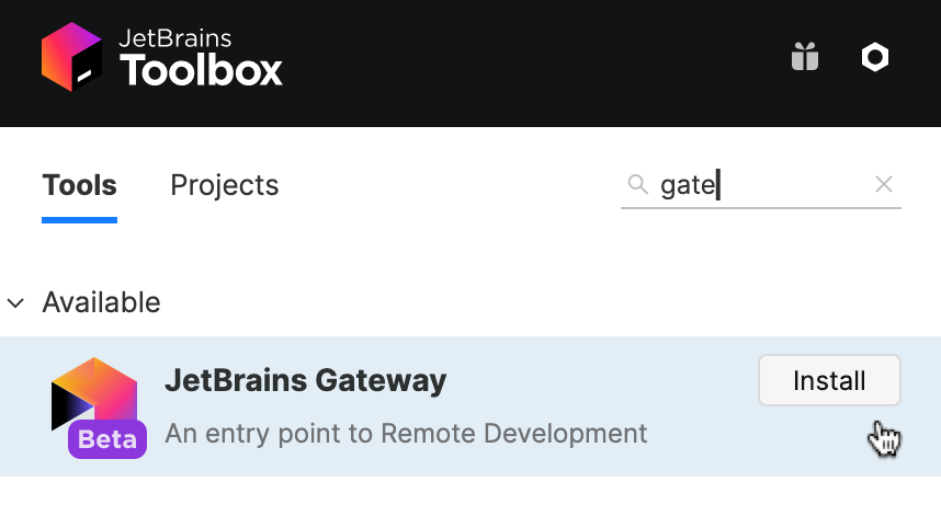 Installing Gateway via Toolbox Installing Gateway via Toolbox